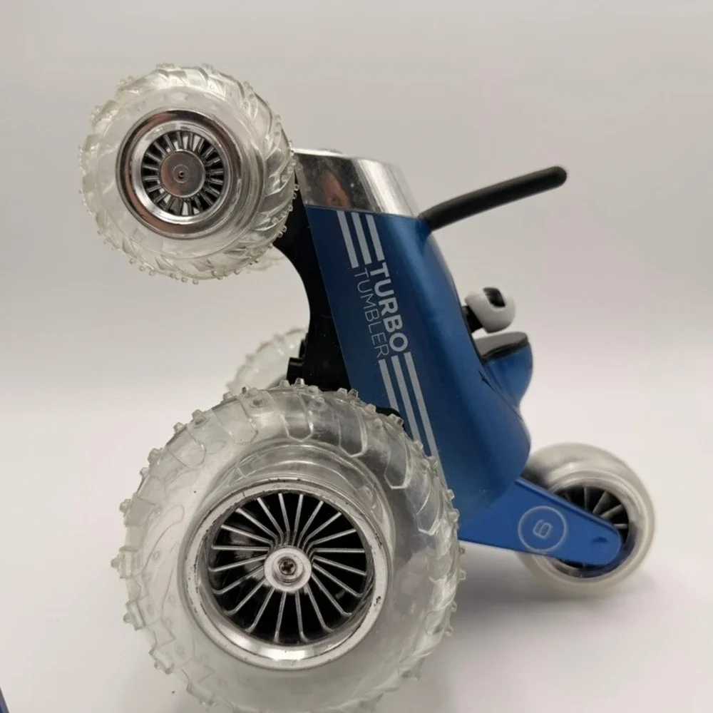 Turbo Tumbler RC Stunt Car Kids OS Blue Good 49MHz‎ 360 Spins FL2016B